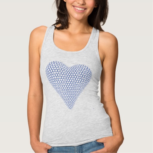 Blue 3D heart